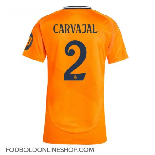 Real Madrid Daniel Carvajal #2 Udebanetrøje Dame 2024-25 Kortærmet